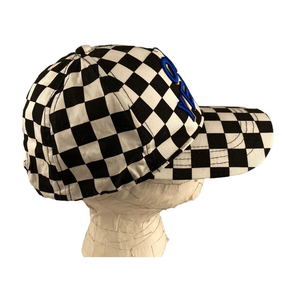 Retro "Oh Yeah" Black & White Checkered Garanimals 365 Kids Snap-Back Hat - Picture 3 of 7